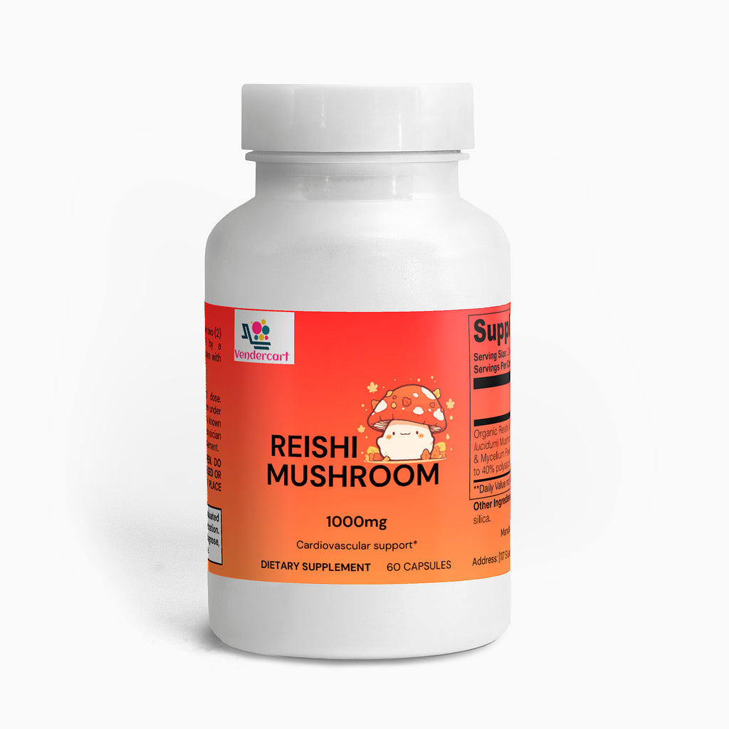 Premium Reishi Mushroom Immune Support, Stress Relief, And Overall Wellness