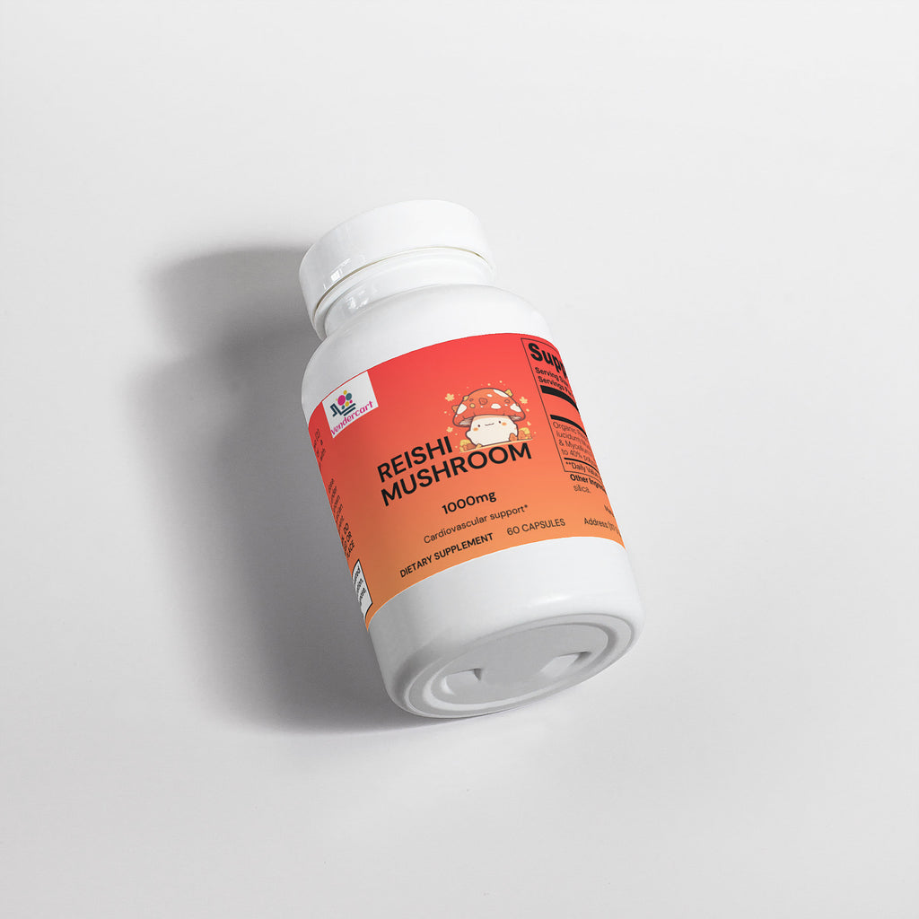 Premium Reishi Mushroom Immune Support, Stress Relief, And Overall Wellness